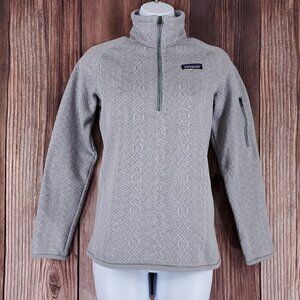 Patagonia Better Sweater Womens size XXS gray 1/4 zip fleece sweater 25618